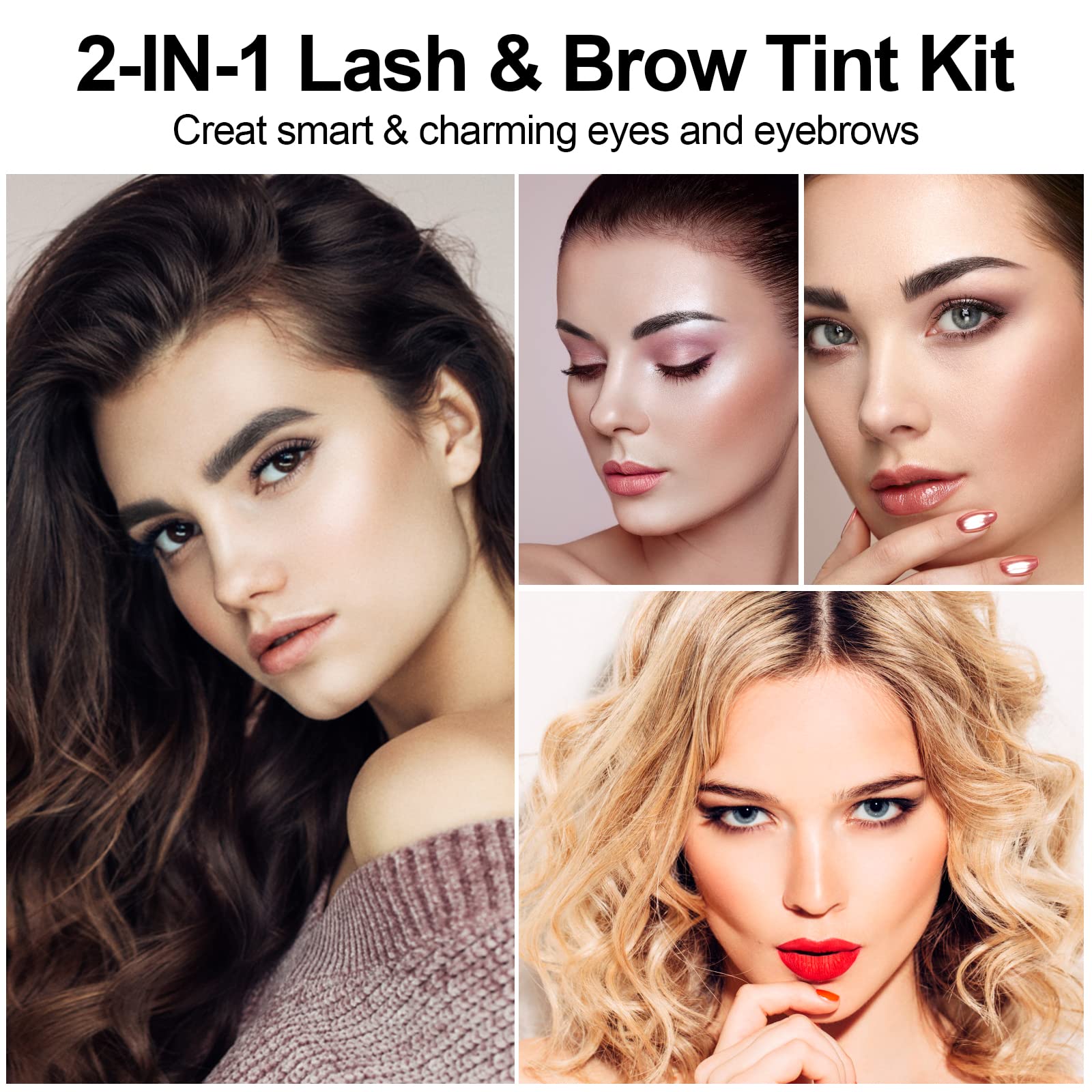 Duoffanny At-home results with salon-like brows and lashes