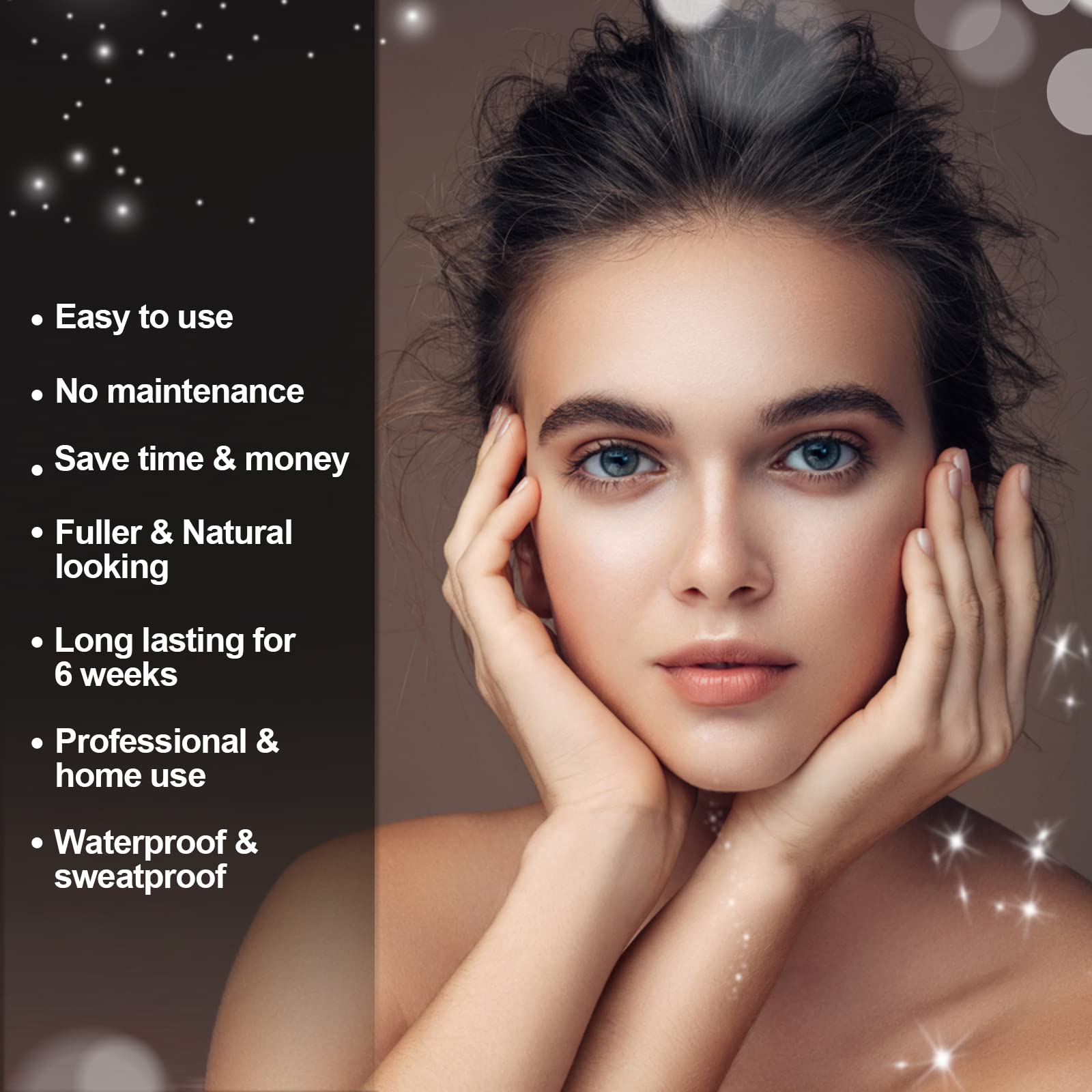 Duoffanny Lash Color Kit tools with double-ended brush for precise application