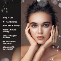 Duoffanny Lash Color Kit tools with double-ended brush for precise application