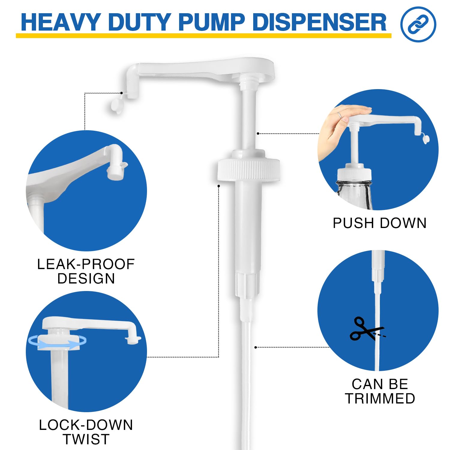 DupakSYS 265mm tubes cut-to-fit for precise bottle compatibility and clean pours
