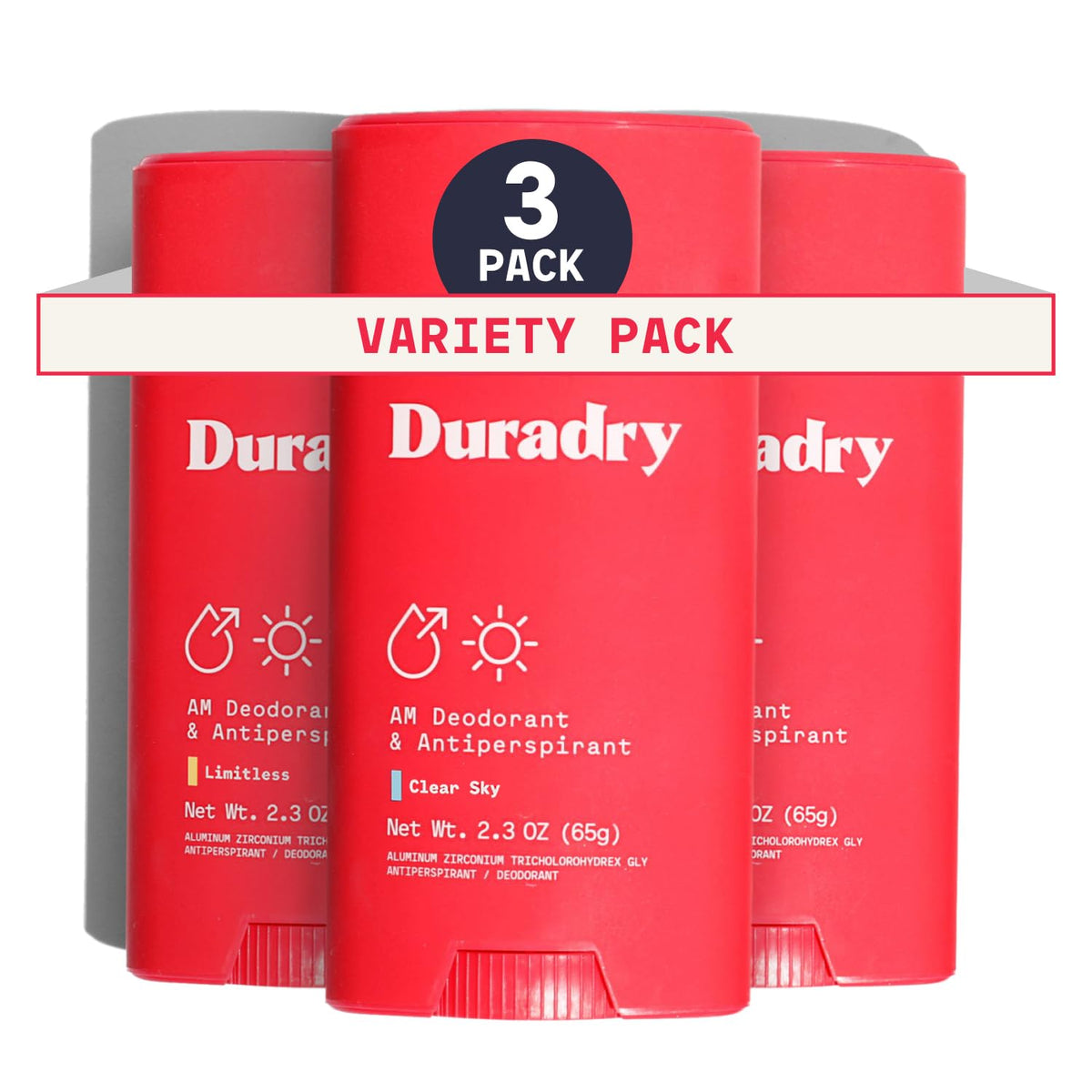 Duradry Barca fragrance stick for all-day freshness.