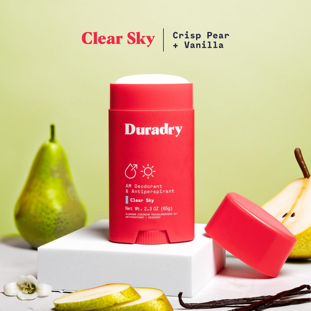 Duradry Clear Sky travel pack for on-the-go odor control.