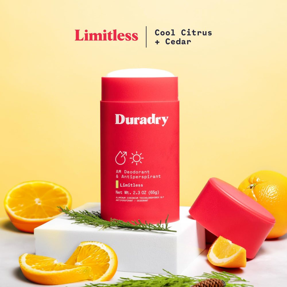 Duradry body wash primes skin for better deodorant performance