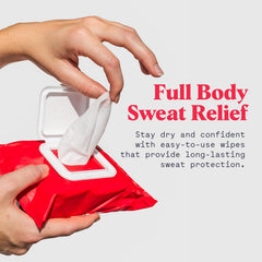 Duradry underarms use shows targeted sweat control for daily wear.