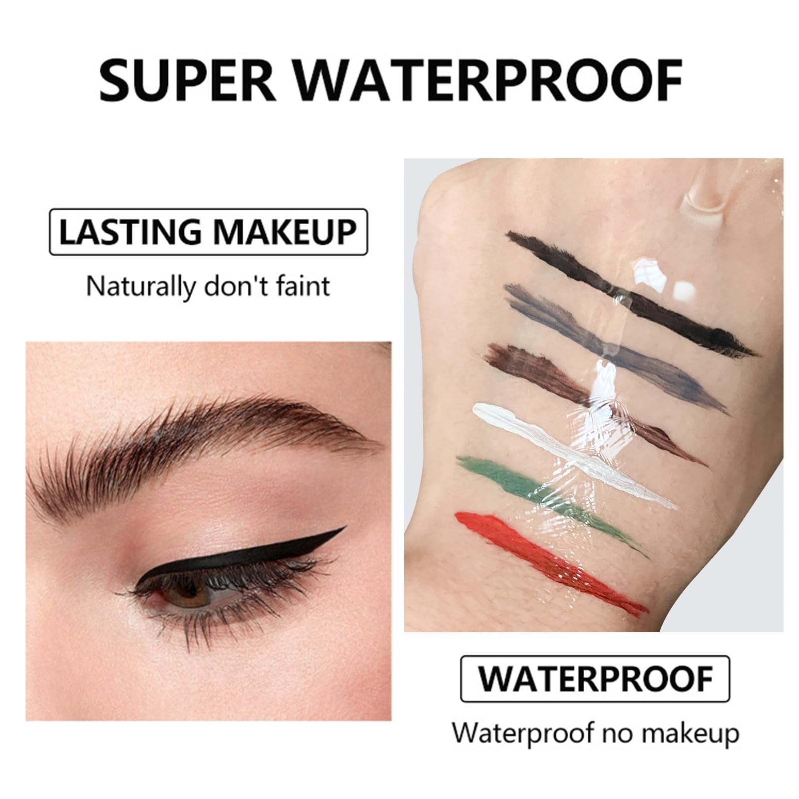 DuralineMakeupFixer hypoallergenic formula designed for sensitive eyes.