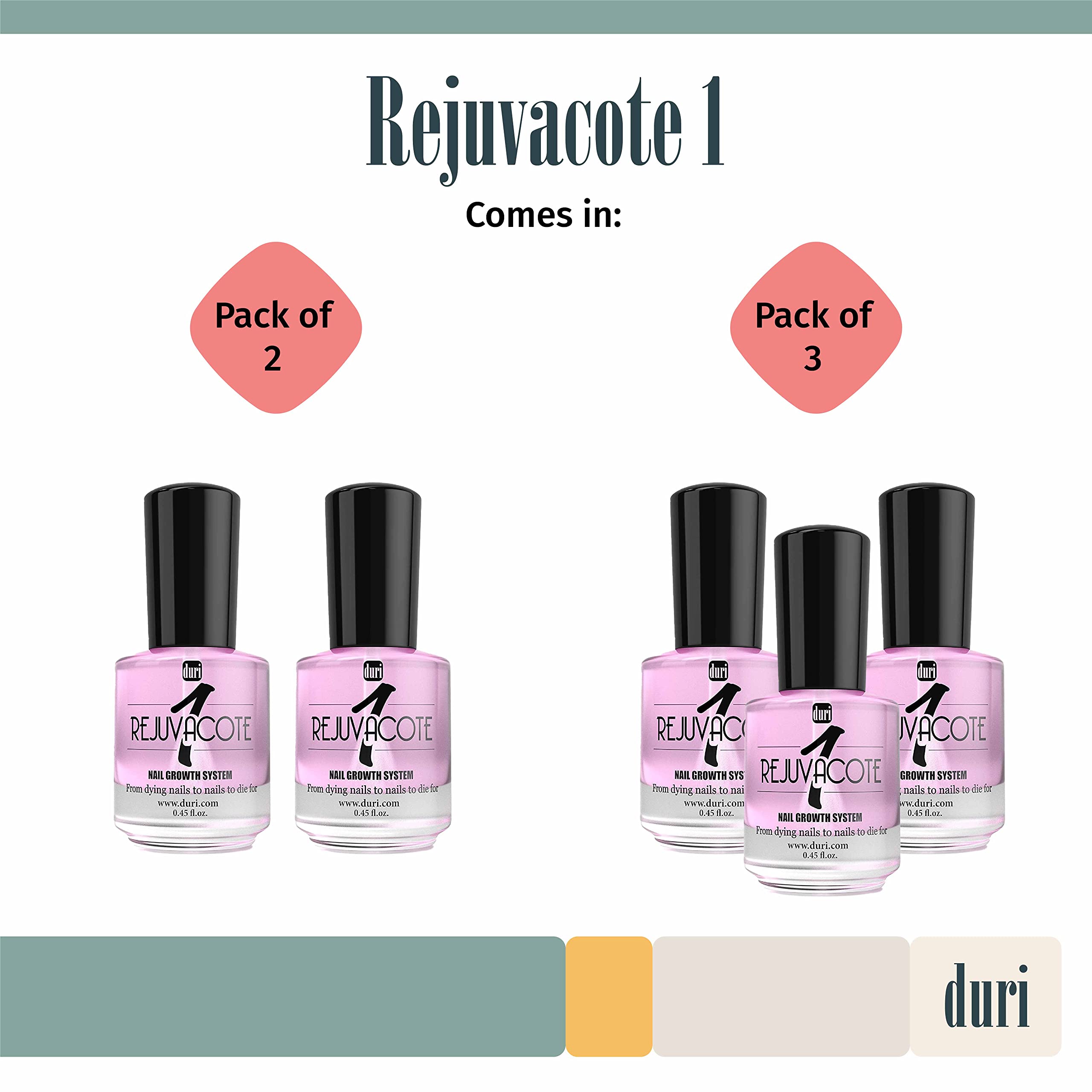 duri Rejuvacote 1 in routine for longer flexible nails
