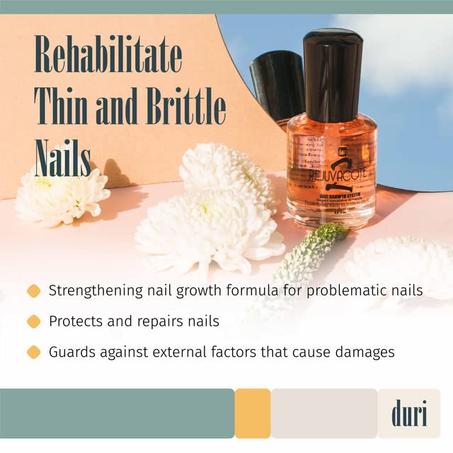 Duri Rejuvacote 2 Sensitive brush application demonstrates base and top coat use
