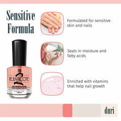 Duri Rejuvacote 2 Sensitive nail care routine visual highlights daily care