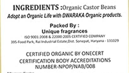 Dwaraka Castor Oil digestive-use with moderation for gentle support.