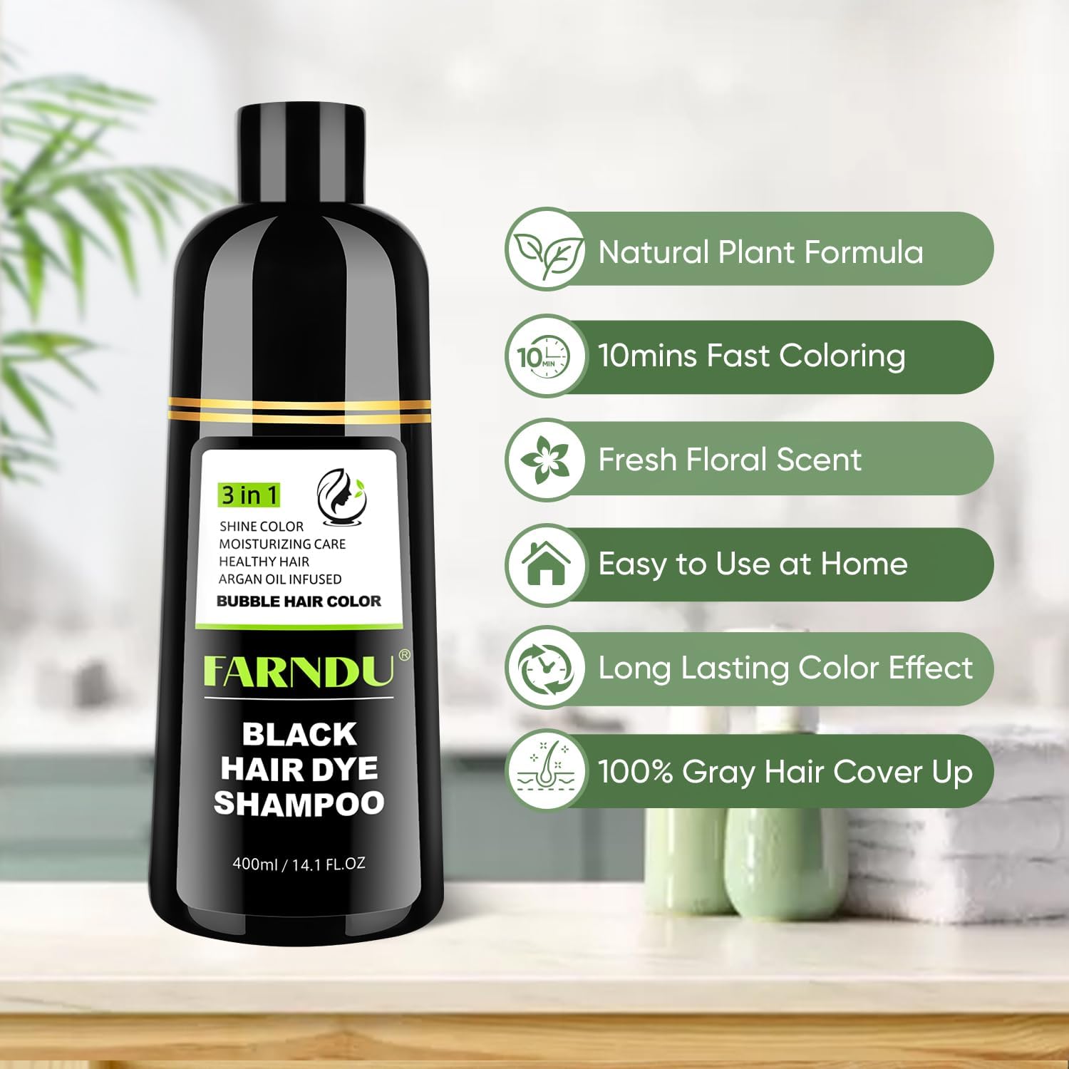 DYEING 221 BC FARNDU rinse highlights clean finish and fade-resistant look.
