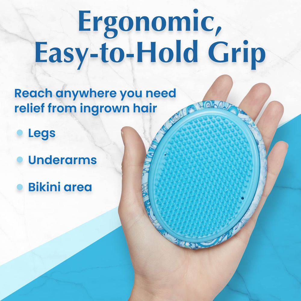 Dylonic Body Brush bikini-line-armpit-use for precise, gentle exfoliation.