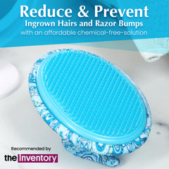 Dylonic Body Brush deep-exfoliation-bristles aiding pore unclogging for a closer shave.