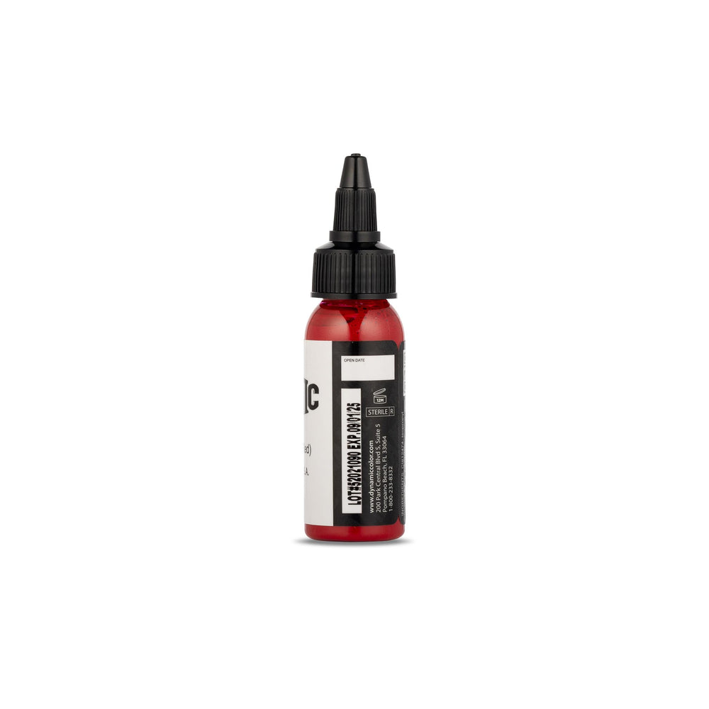 Dynamic Color Burgundy Red ink close-up reveals rich pigment for smooth shading.