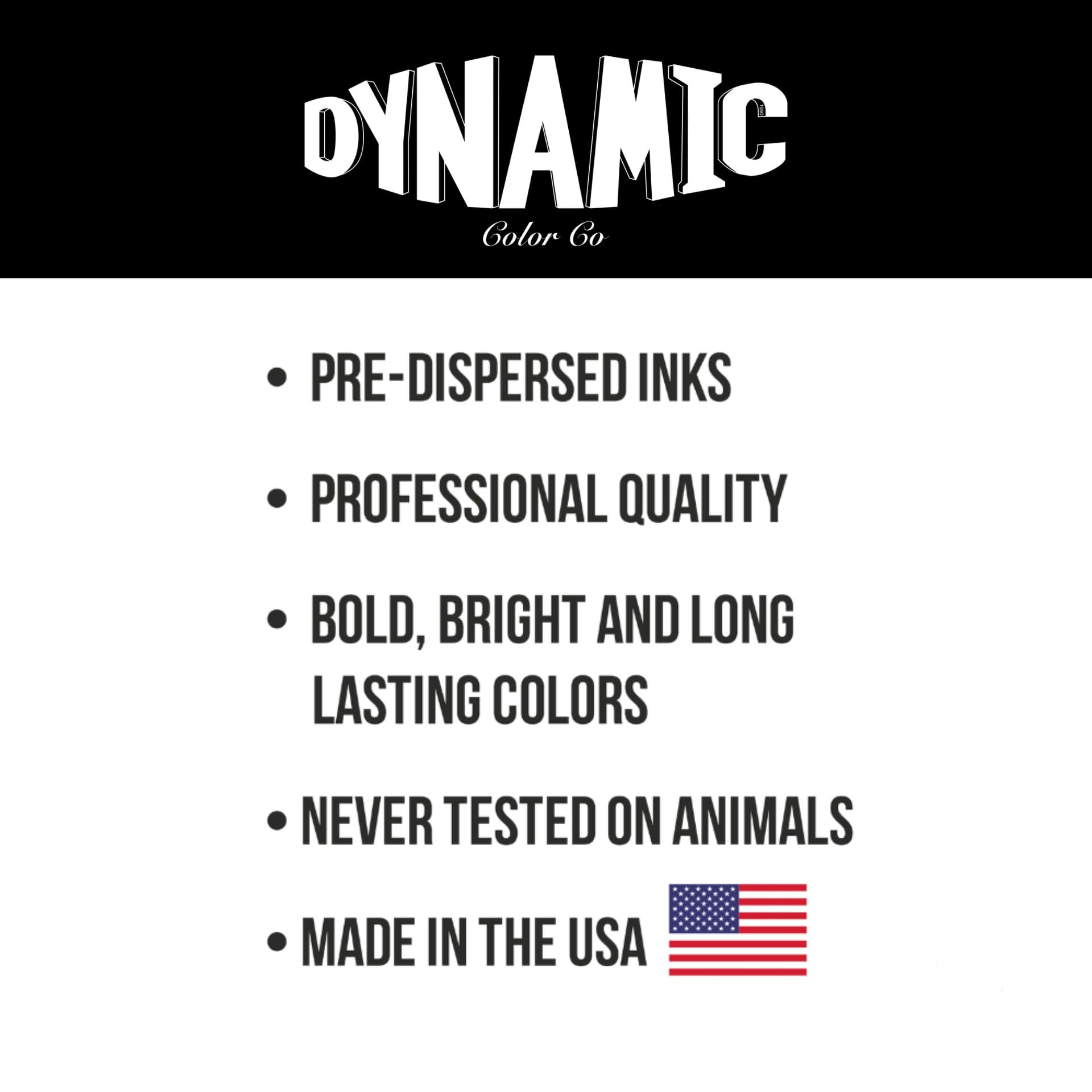 Tattoo artist using Dynamic Color Co. black tattoo ink for precision work.