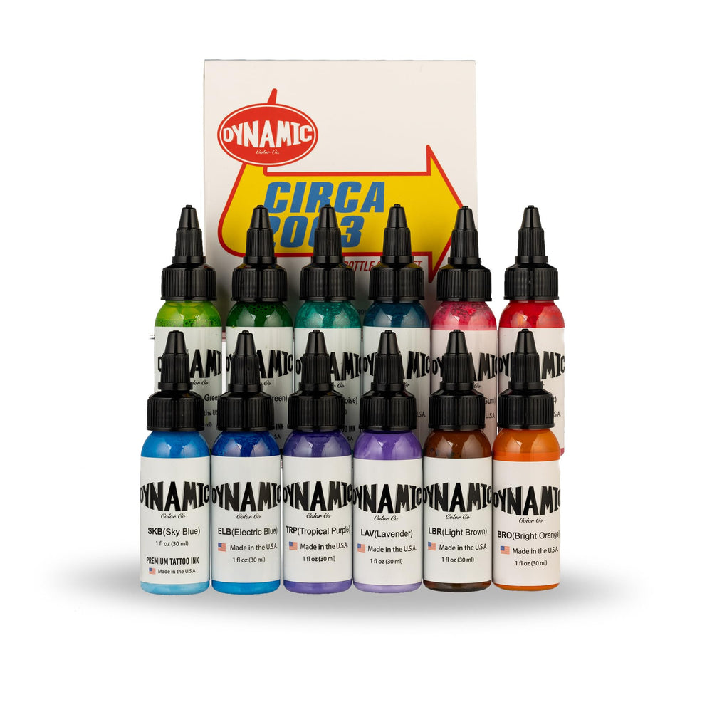 Dynamic Color Co Circa Color Electric Blue ink delivers vivid outlines and shading