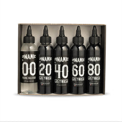 Dynamic Color Co greywash mixing-solution bottle for faster shading in sessions.