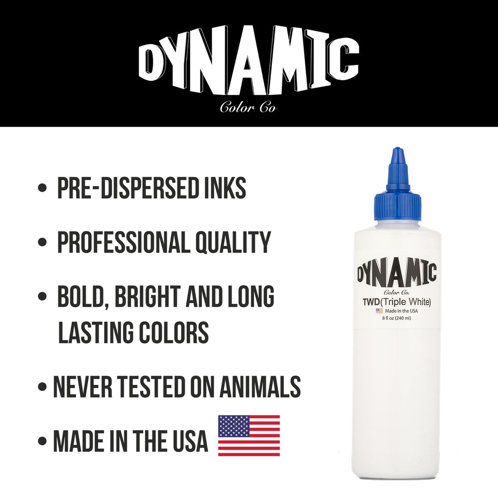 Dynamic Color Co muestra color blanco triple para planificar diseños.