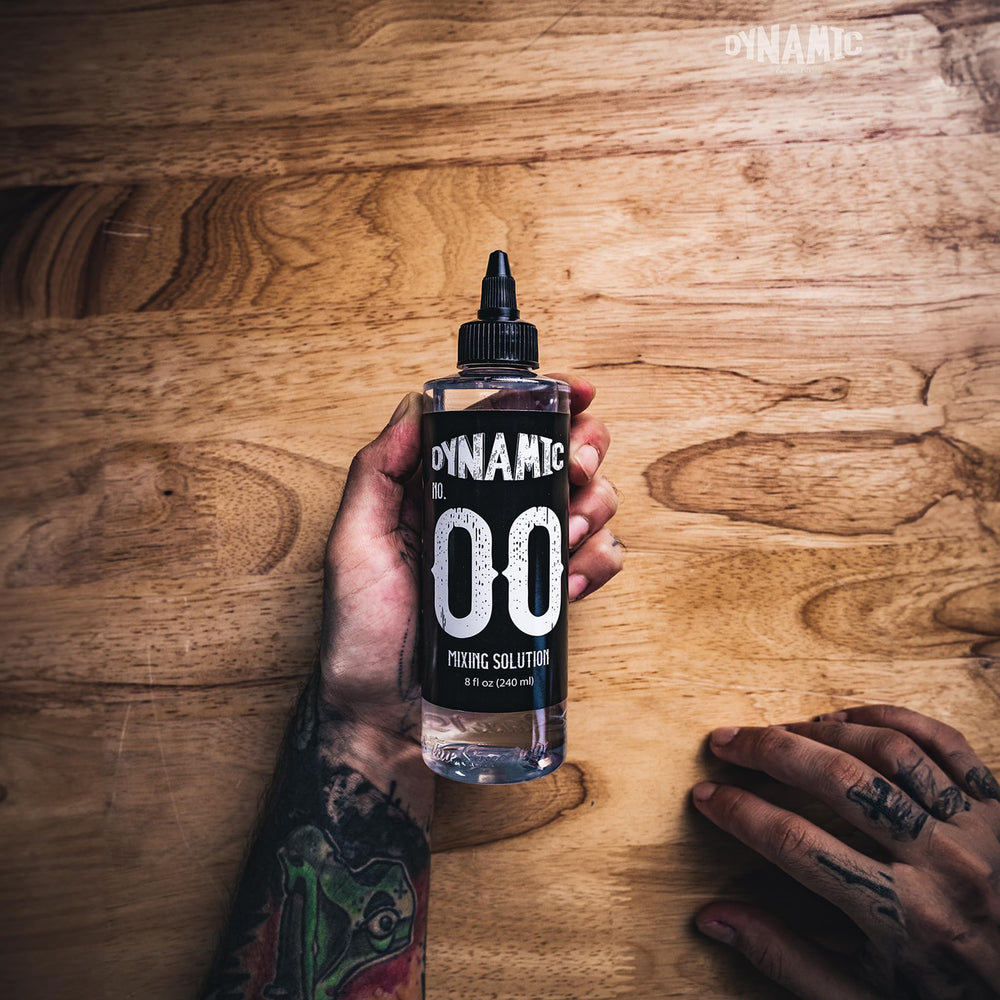 Dynamic Color Co No. 00 8oz bottle ideal for shops with steady ongoing color mixing