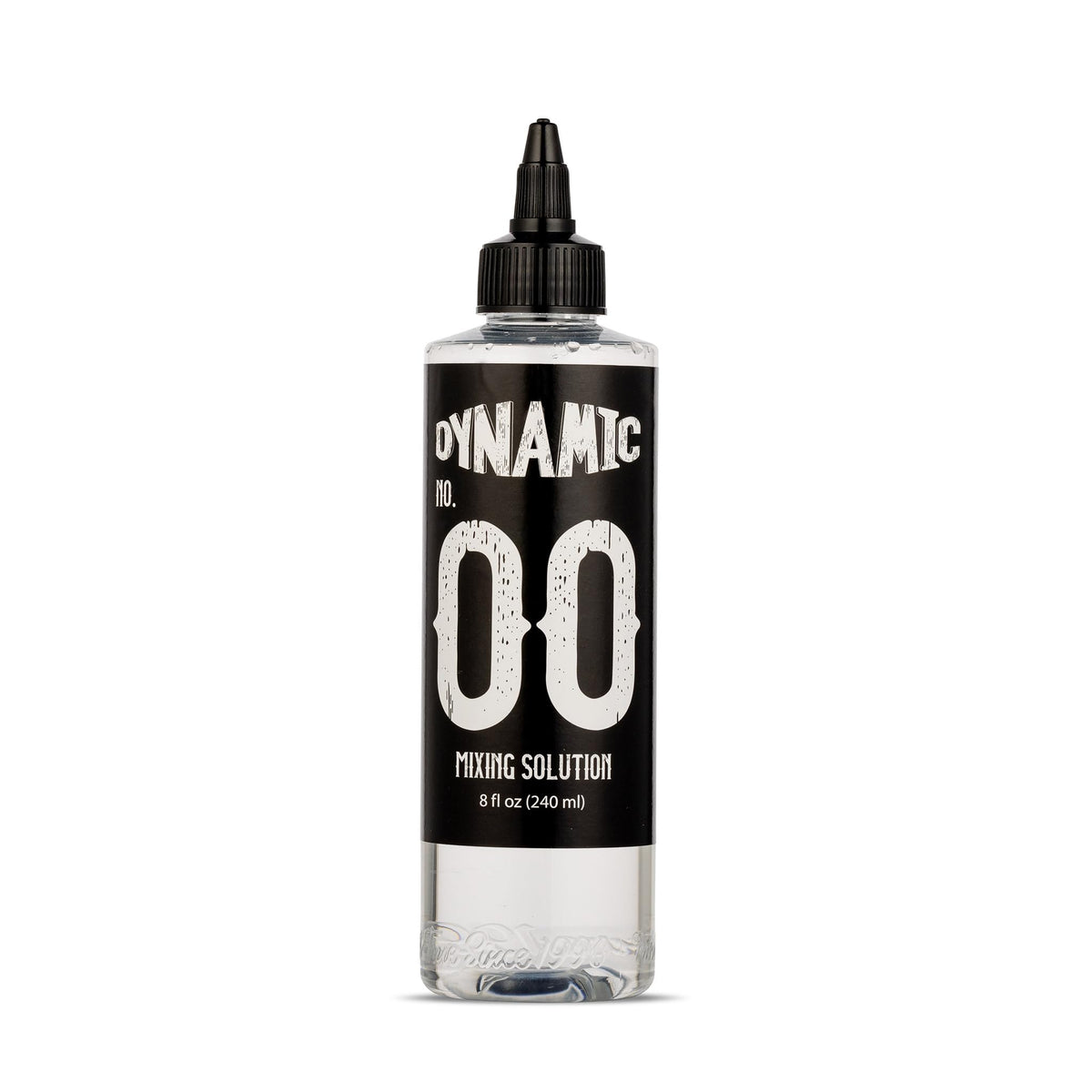 Dynamic Color Co No. 00 bottle closeup highlights hospital-grade purity for safe ink blending