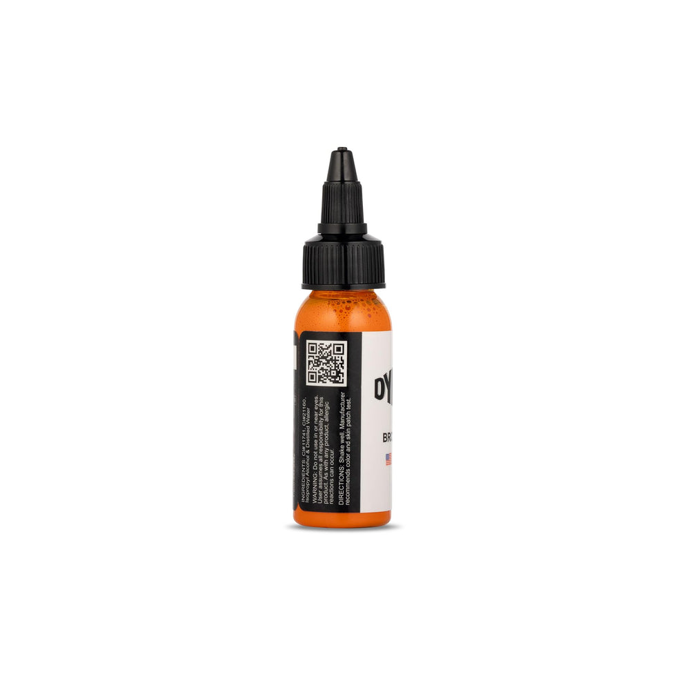 Dynamic Color Co sterilized ink bottle label emphasizes hygiene and authenticity for safe tattooing.