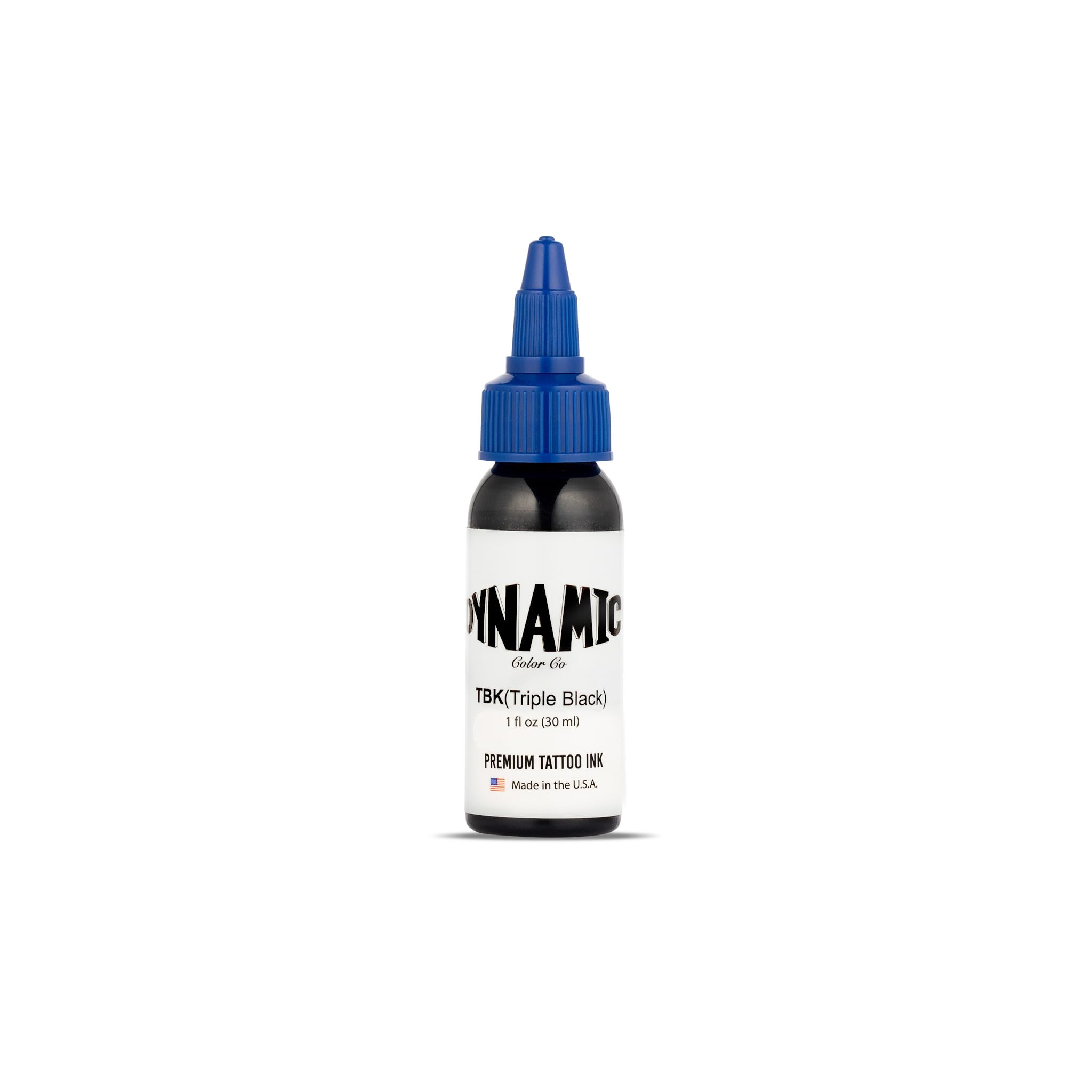Dynamic Color Co Triple Black Ink Bottle 1oz ready for use.