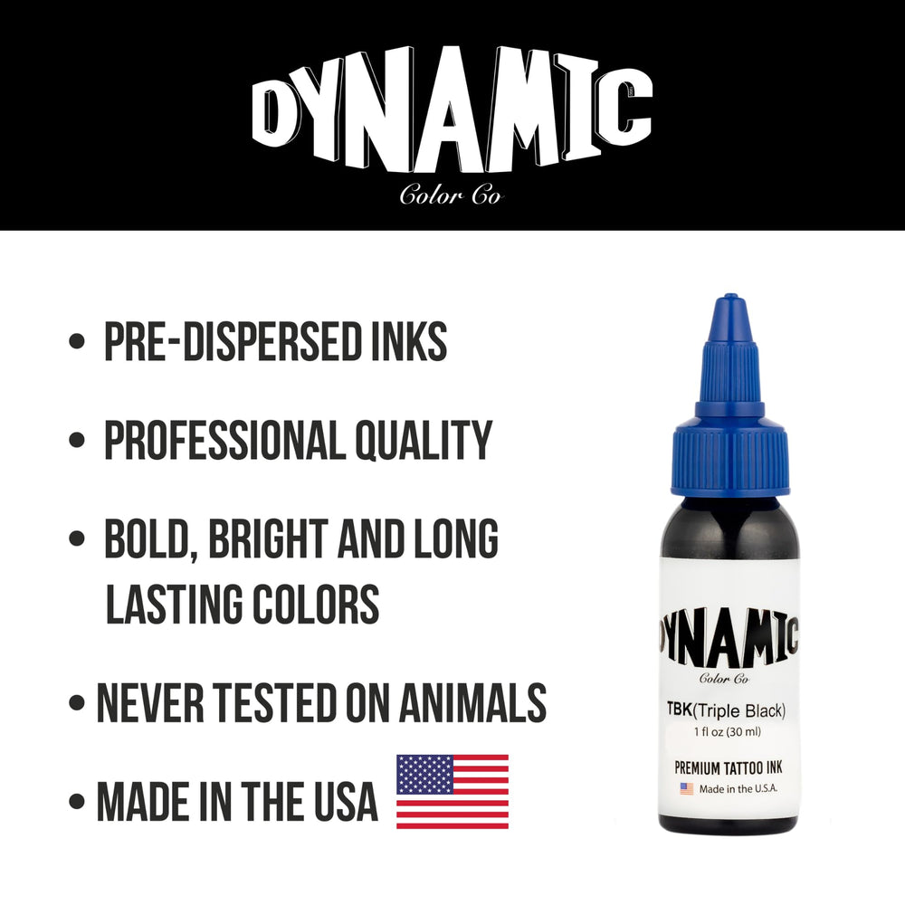 Dynamic Color Co Triple Black Ink used for detailed shading.