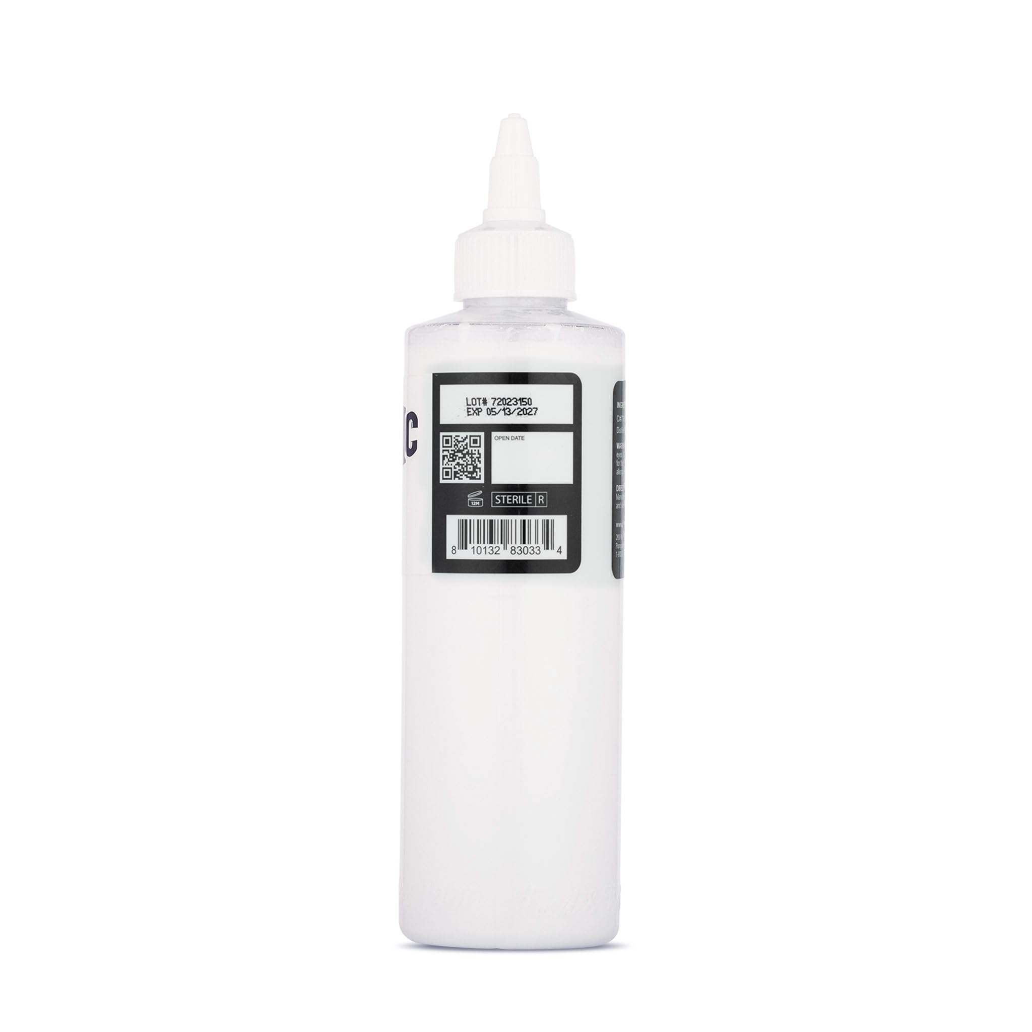 Dynamic Color Co White Tattoo Ink heat-seal packaging highlights authentic sterilized branding for safe use