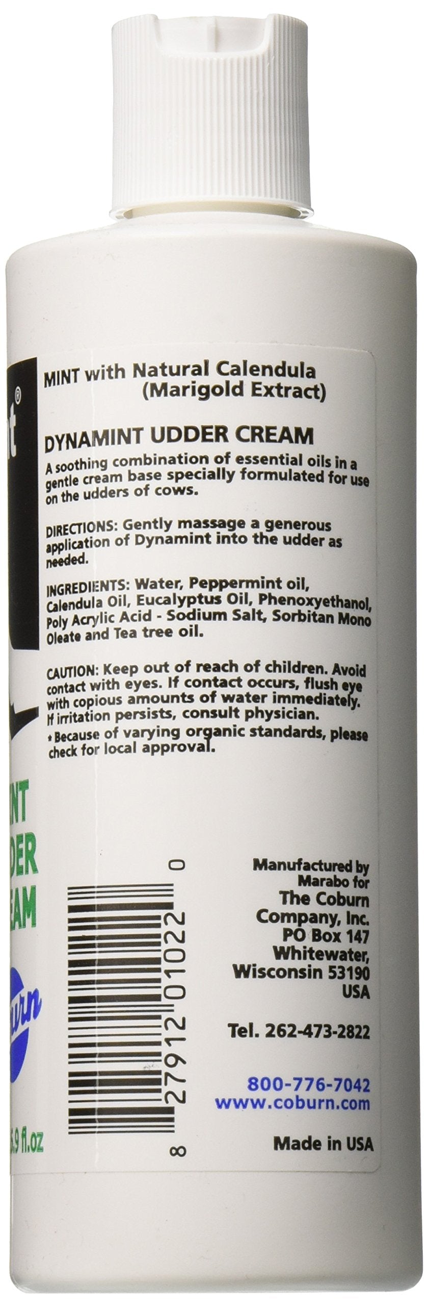 Dynamint Udder Cream texture during application highlighting fast-absorbing formula