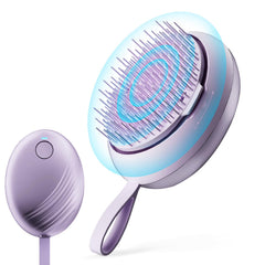 DYUHOOAO scalp massager front view shows compact design for on-the-go use.