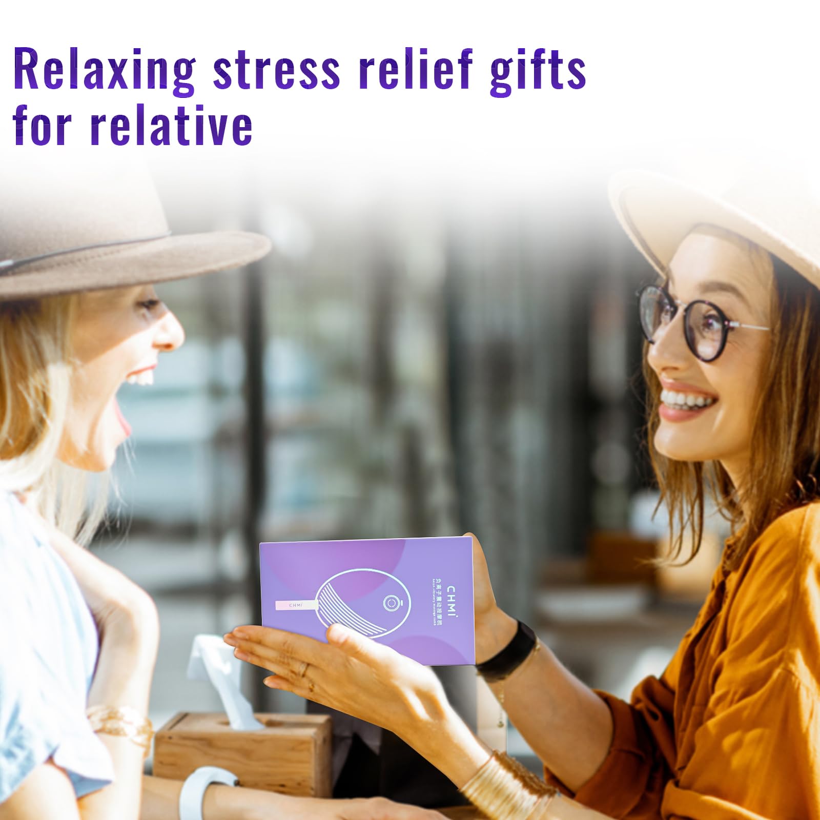 DYUHOOAO scalp massager tucked in bag ready for on-the-go relaxation.