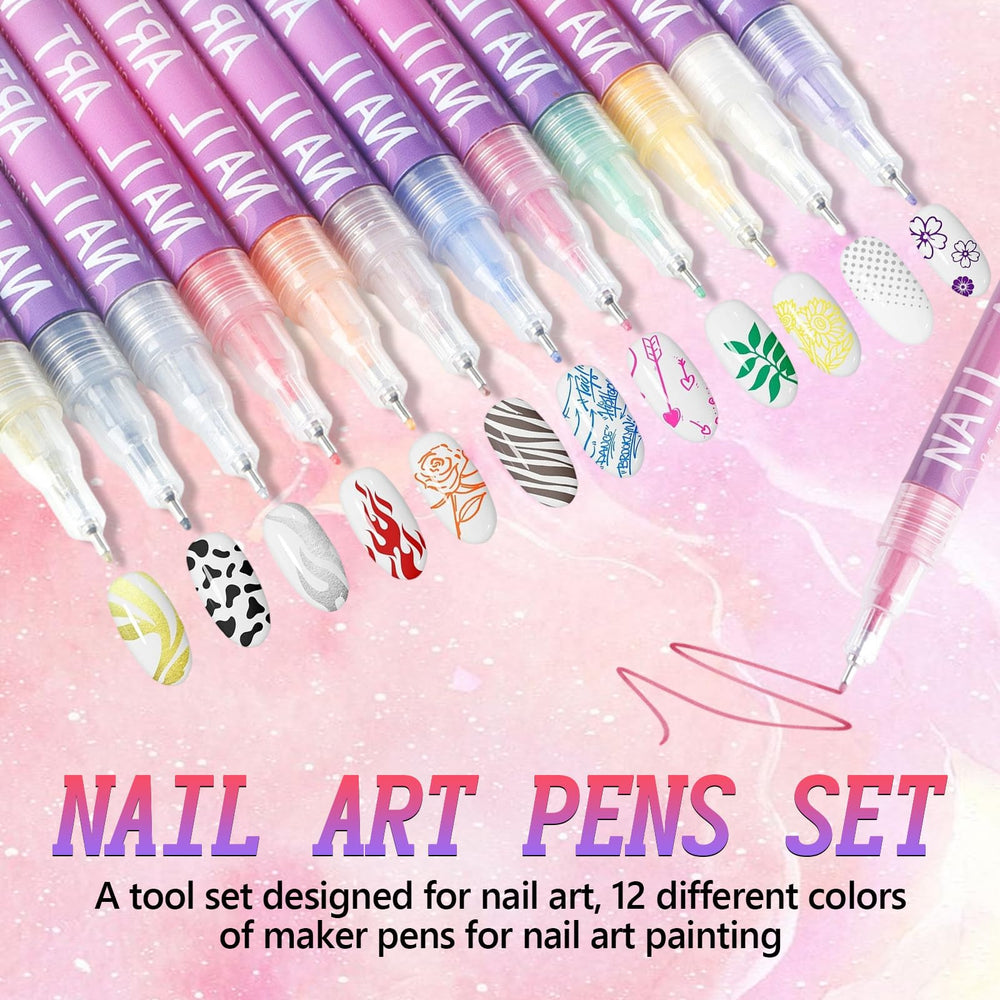 DZCKTFYGRT 12-color set shows vibrant hues for bold nail designs