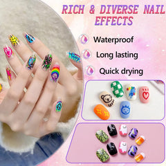 DZCKTFYGRT graffiti-marker nail art pen for creative DIY designs