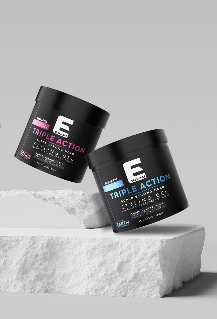 Suitable for all hair types and versatile styles with E Elegance Earth Fragrance.