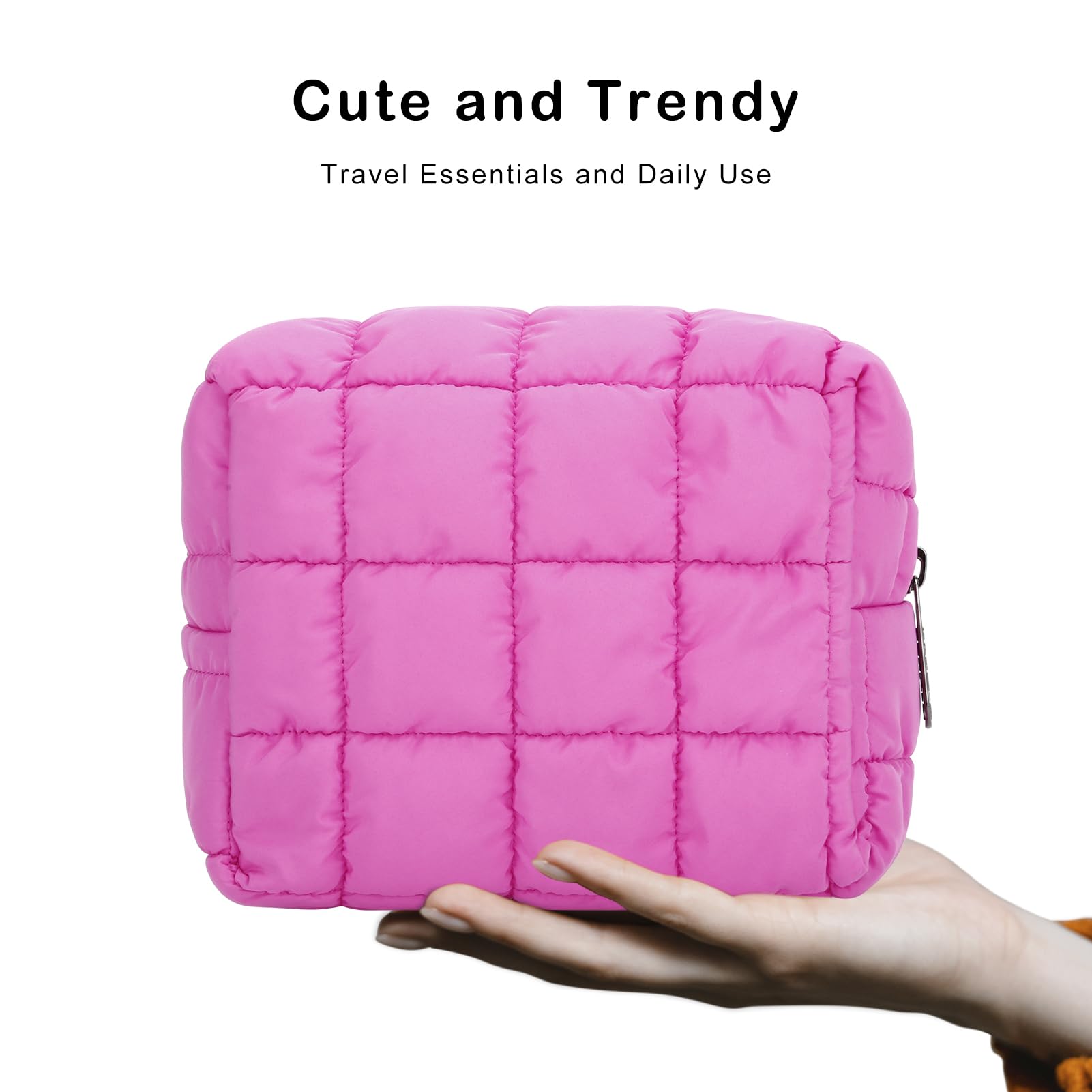Ideal para viaje, estuche E-Tree cabe en bolso grande.