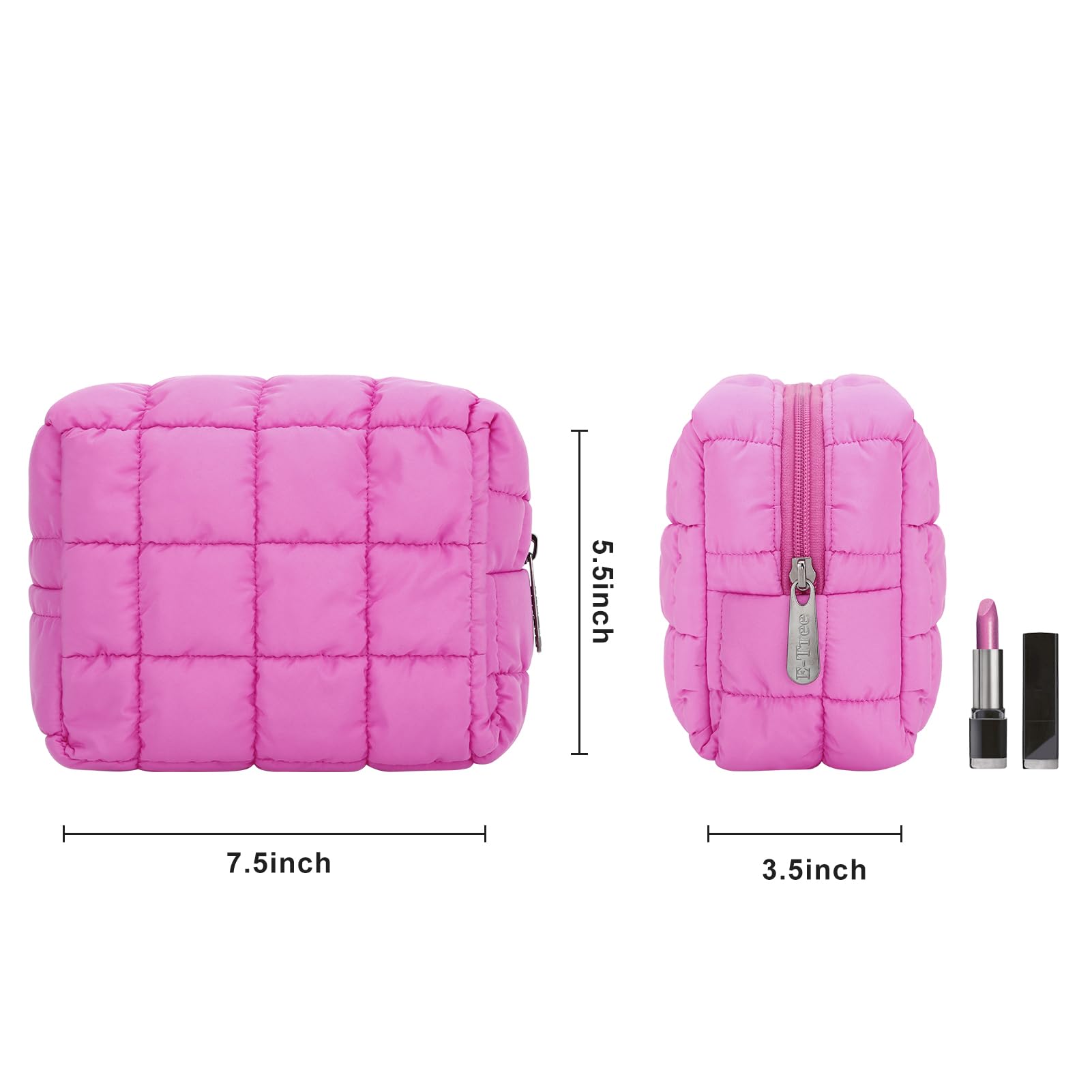 E-Tree makeup bag small-size keeps daily essentials organized in compact space.