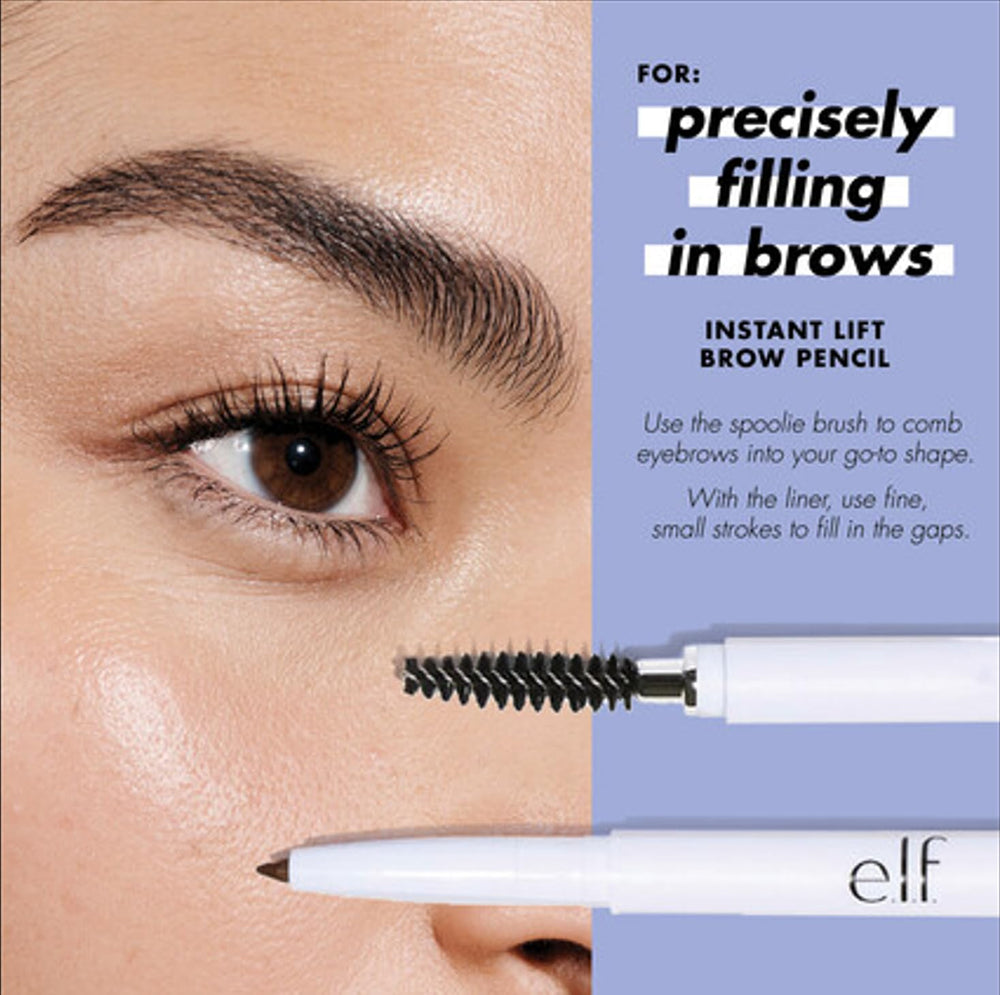 e.l.f. lifestyle image of groomed brows after application for a polished everyday look