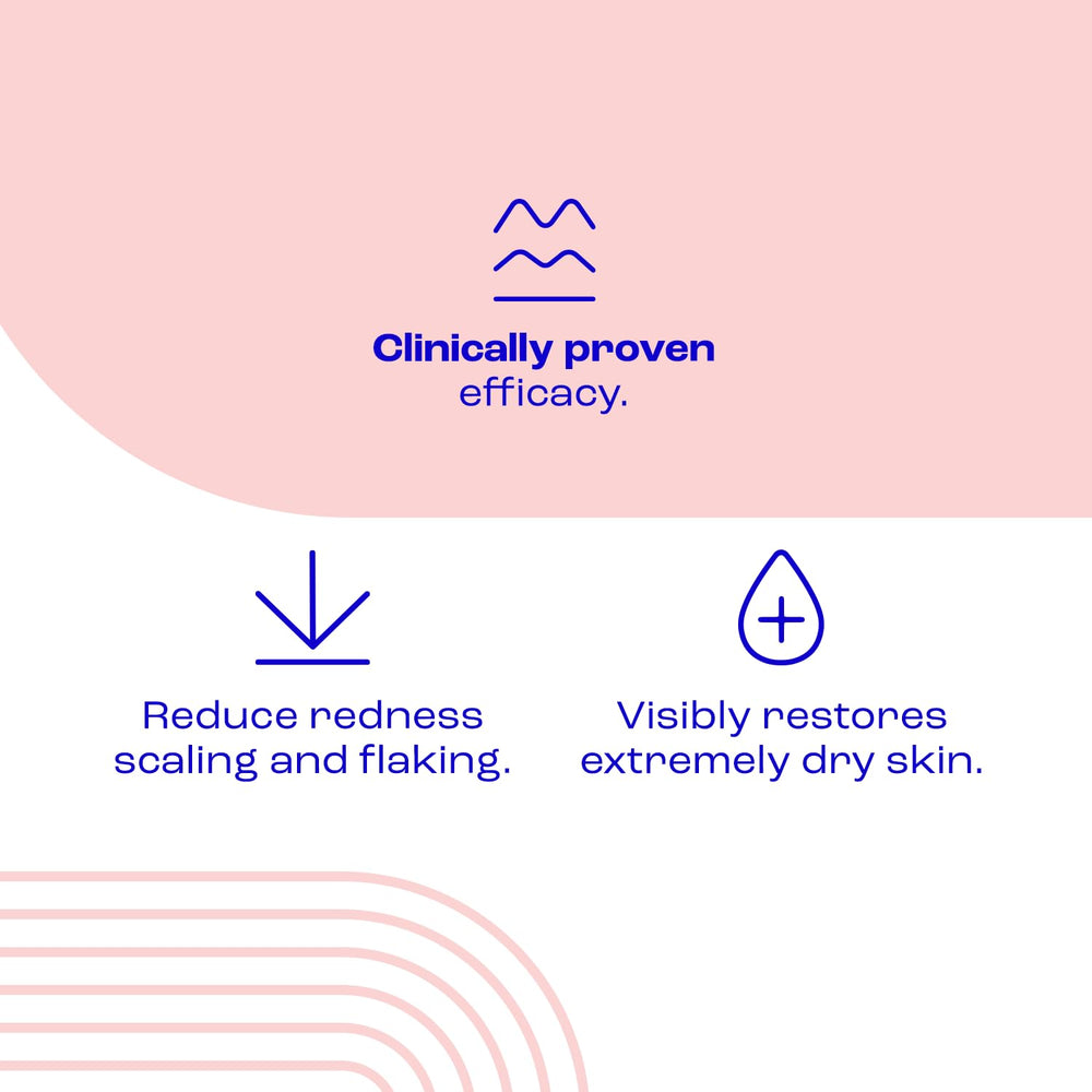E45 family-use packaging shown with a child over 12 months for everyday care.