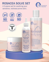 e70 rosacea face wash closeup showing creamy lather and cucumber infusion
