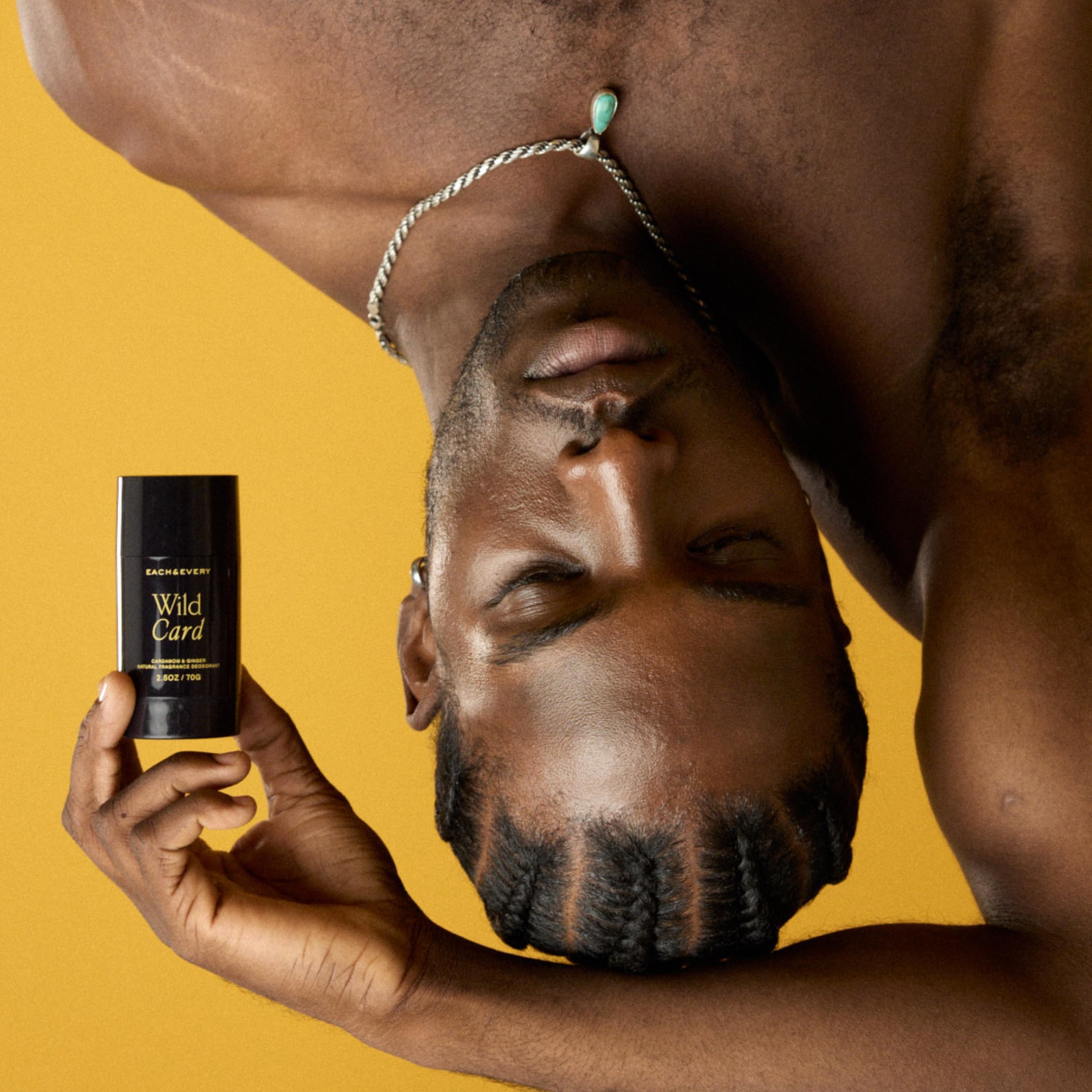 Close-up of ingredients: coconut oil, tapioca starch, minerals in Each & Every deodorant