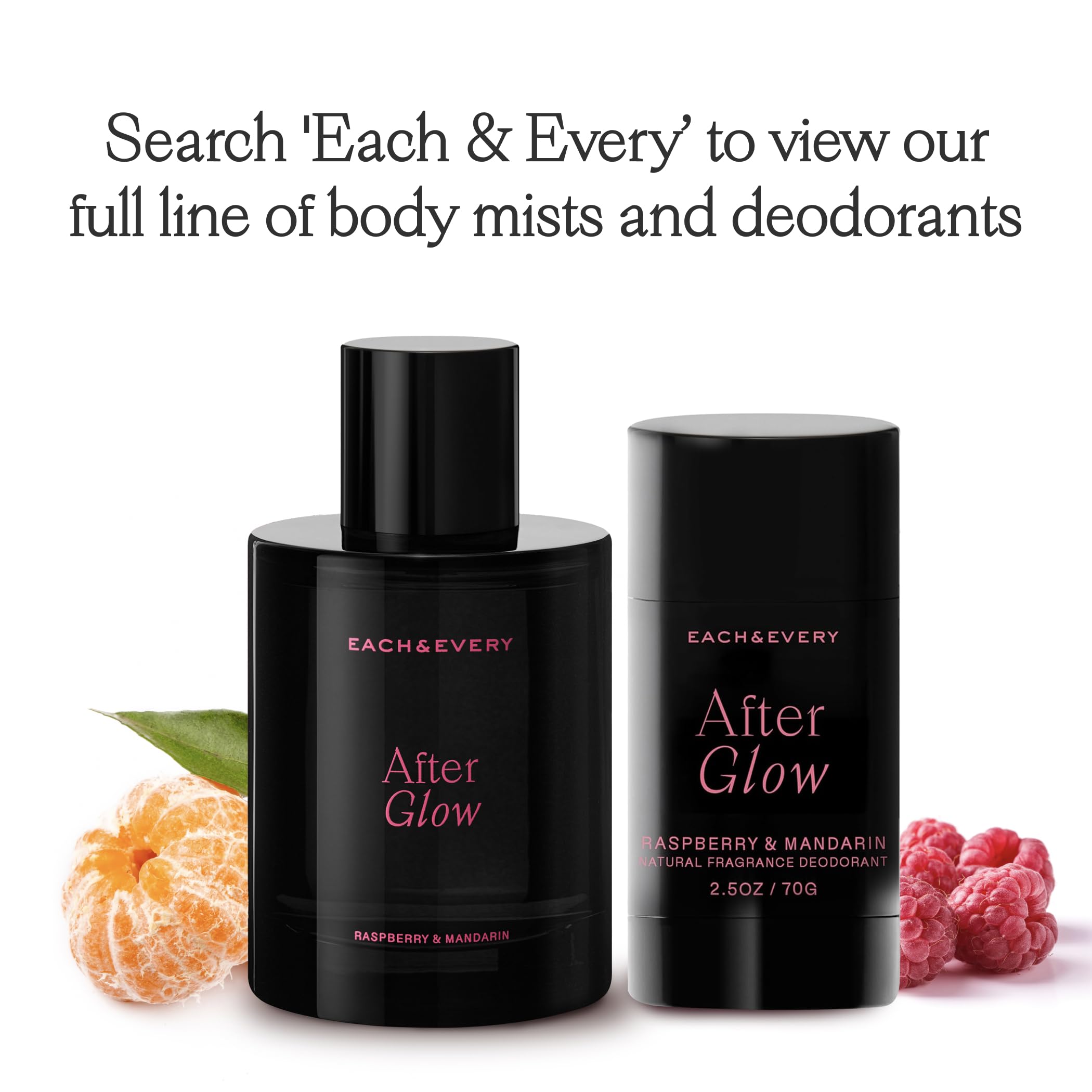 Each & Every skin-friendly formula signals aluminum-free protection.