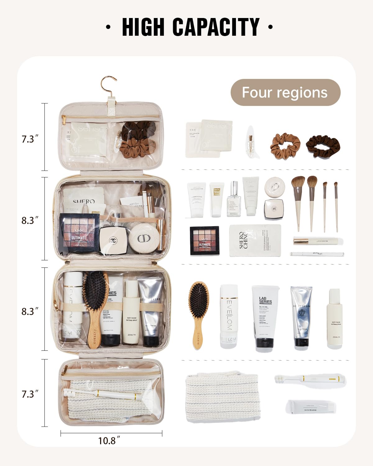 EACHY PU leather bag combines premium look with durable construction.