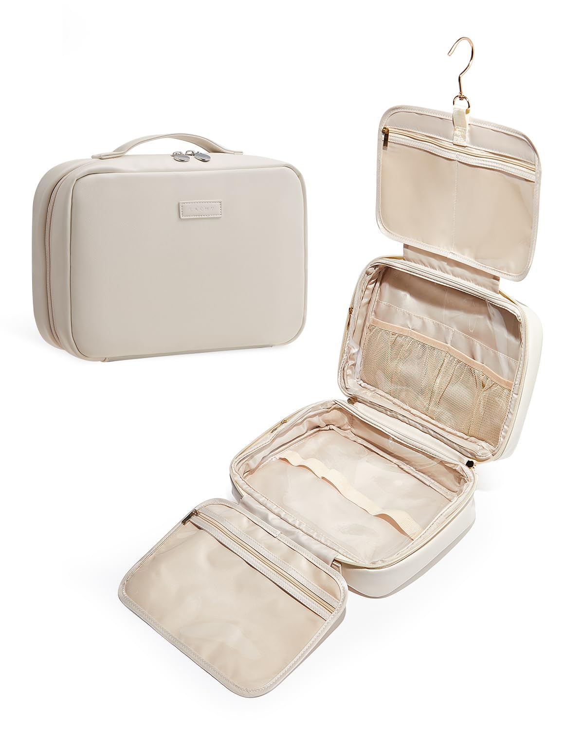 EACHY Toiletry Bag waterproof material keeps belongings dry during travel.