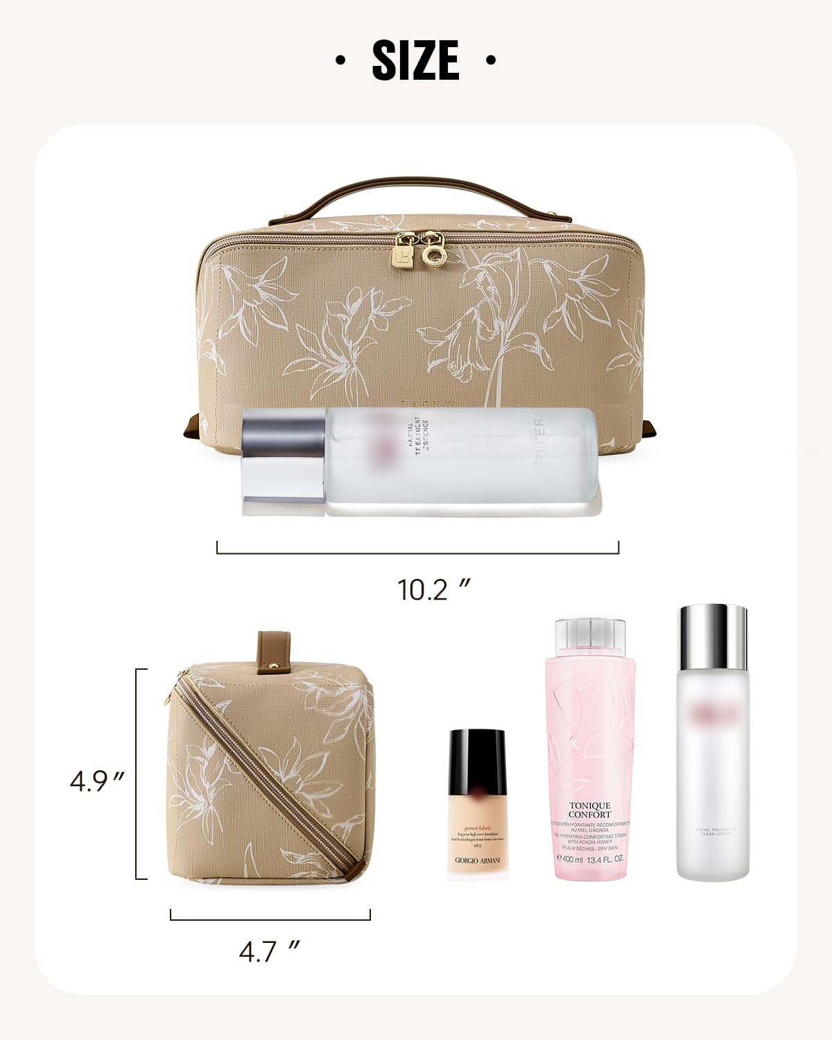 EACHY bag compact yet spacious for daily essentials on travel