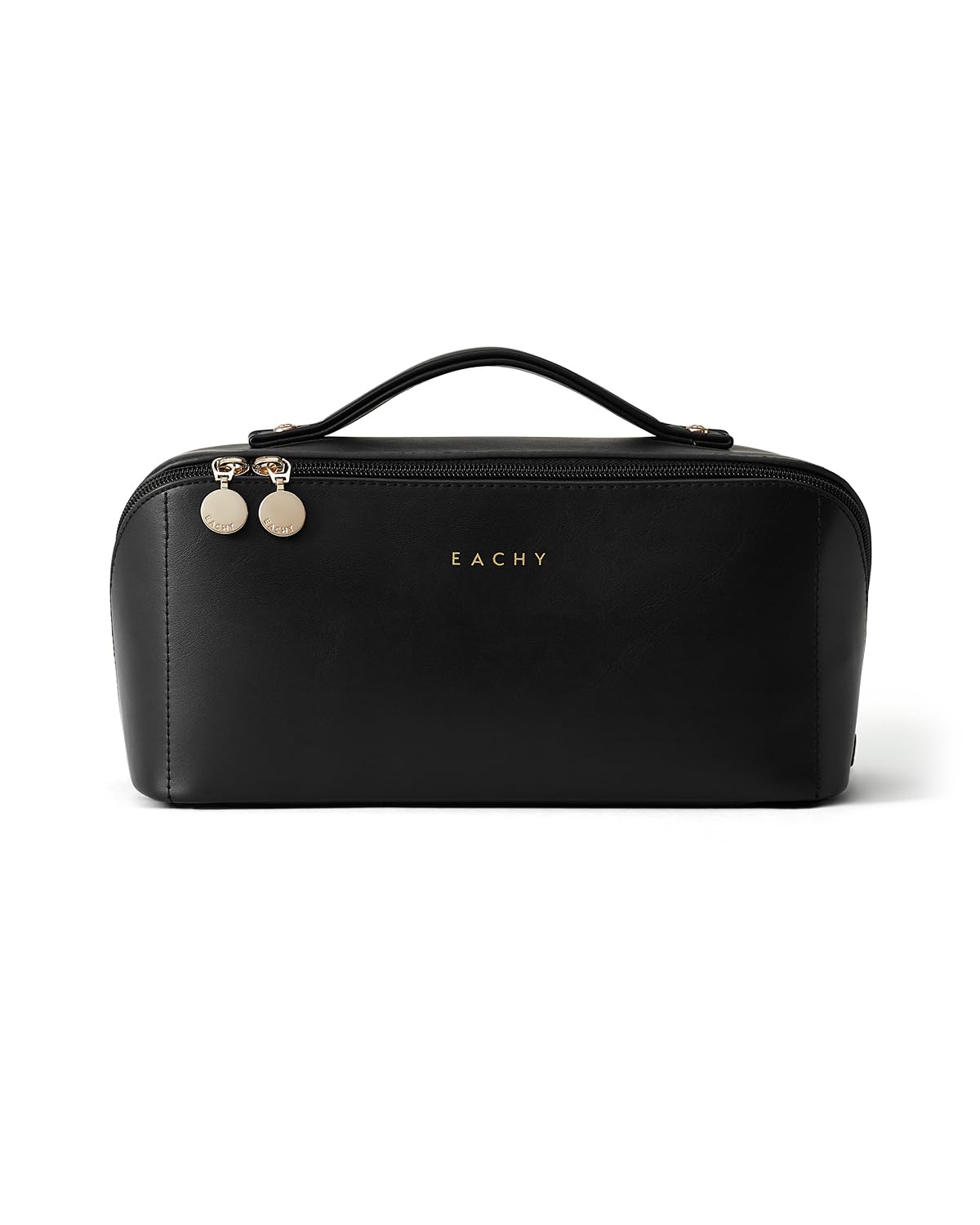Eachy travel makeup bag packaging with inflatable padding preserves shape on arrival.