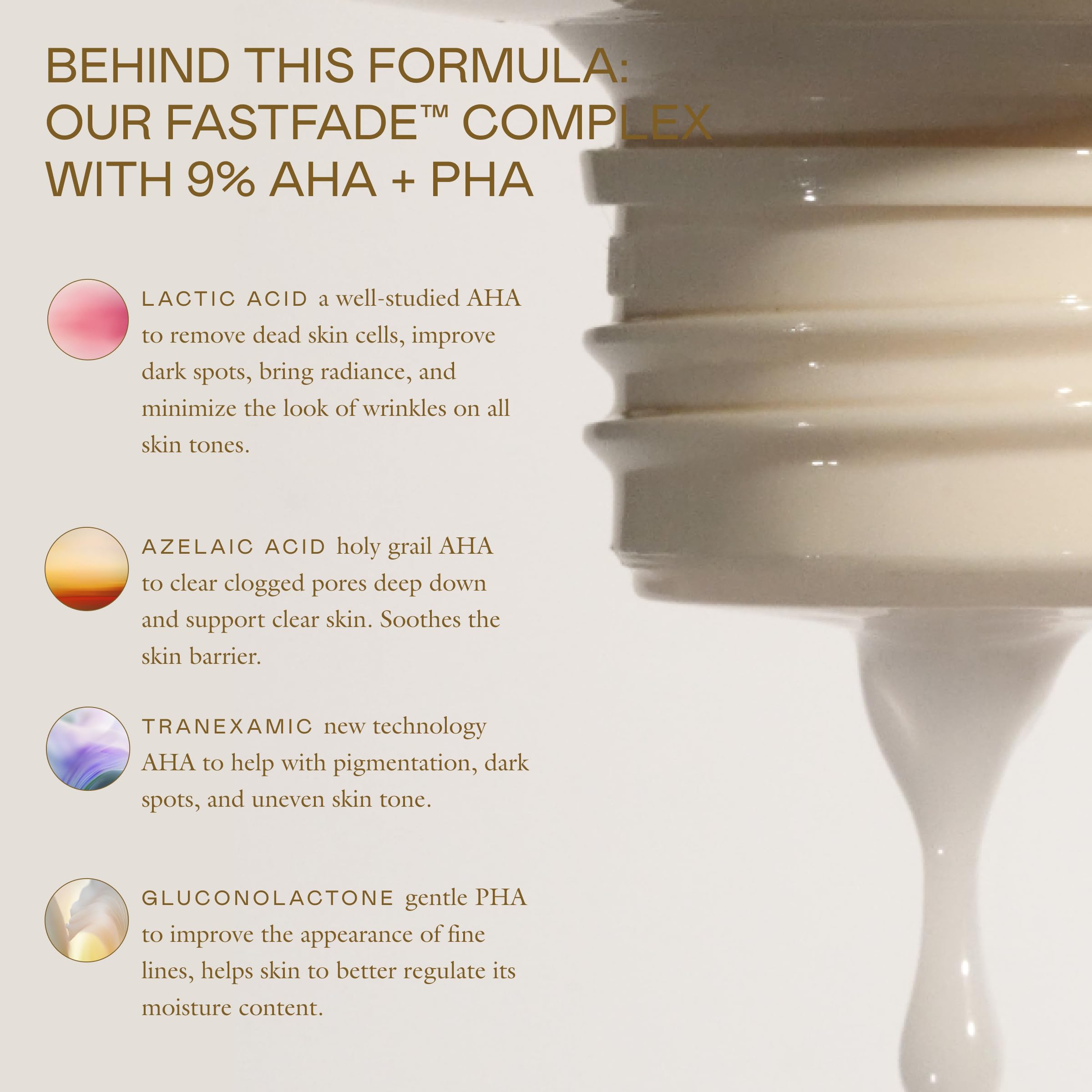 EADEM Cashmere Peel milky texture with rice water and colloidal oatmeal for gentle hydration