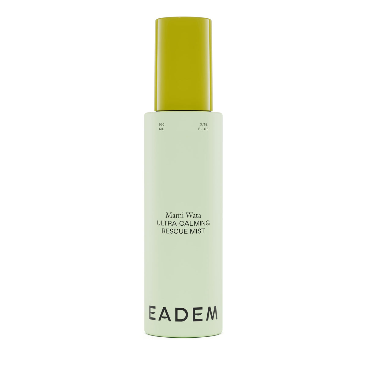EADEM Mami-Wata mist bottle closeup for calming hydration.