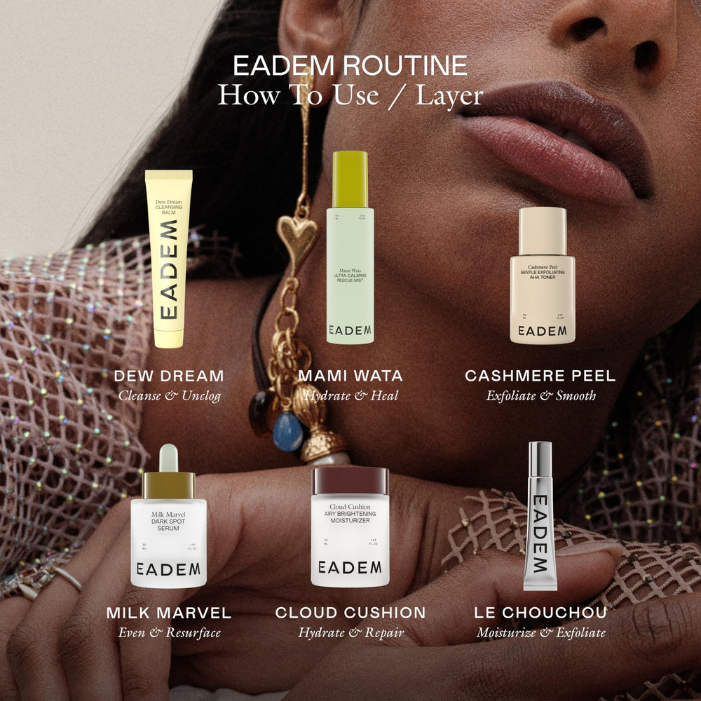 EADEM Mami-Wata mist travel-friendly spray bottle.