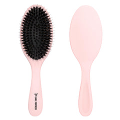 Eagle Fortress Glidease boar-bristle brush enhances dry hair shine and smoothness.