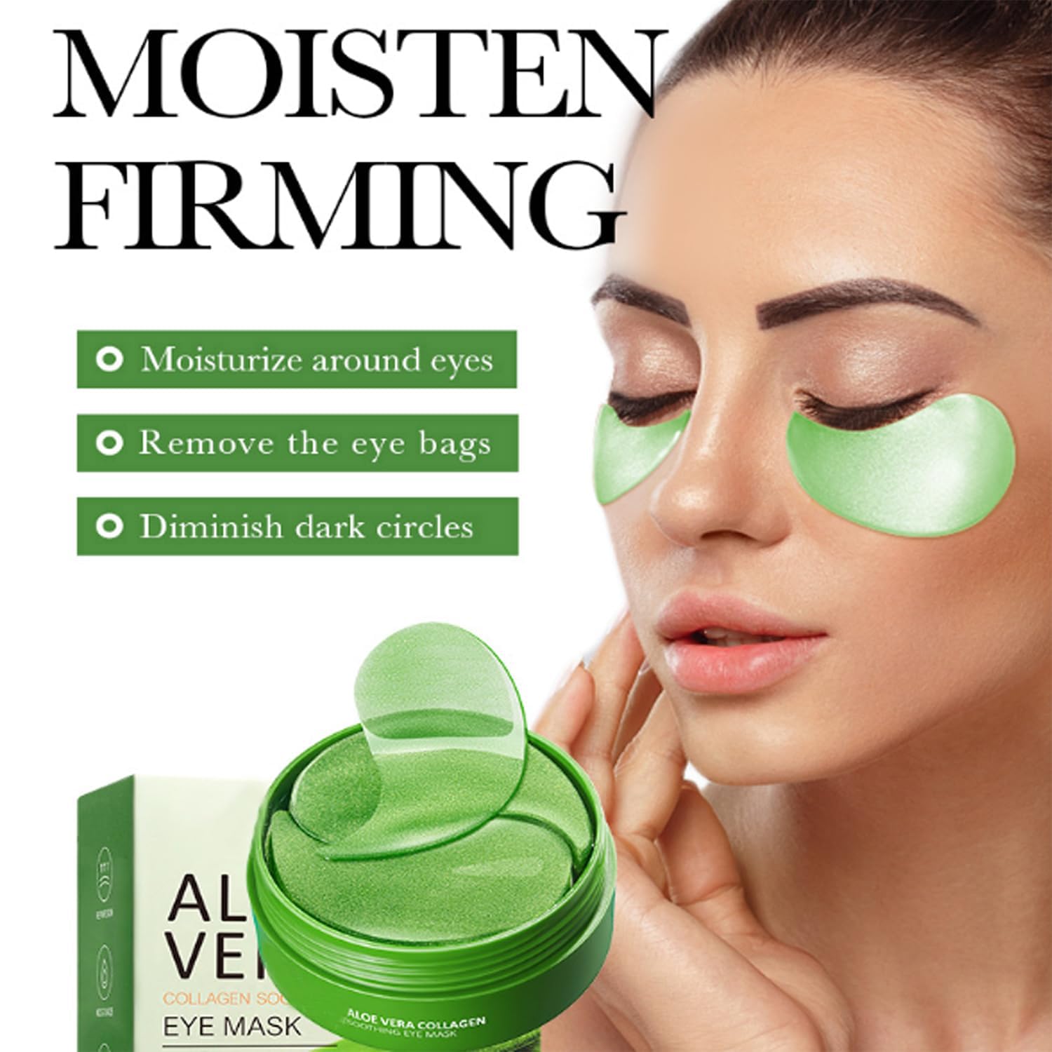 Eakroo ergonomic eye masks fit securely for mess-free at-home use.