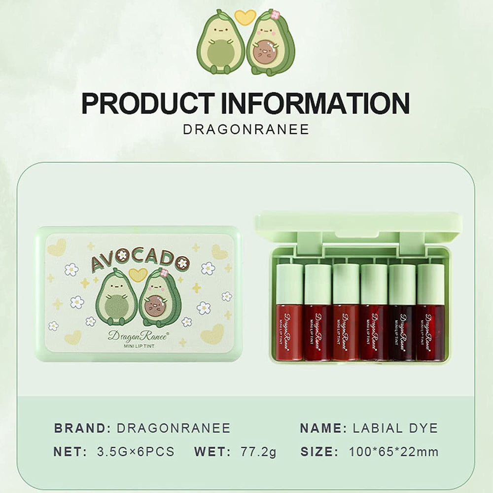 Eakroo lip tint long-wear waterproof swatch indicates lasting color